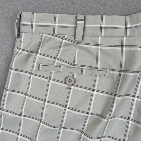 Nike Golf Short Men’s 38 Gray Check Dri‎ Fit 12” Inseam Chino - Picture 15 of 15